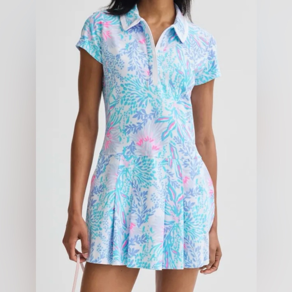 NWT Lilly Pulitzer Luxletic UPF 50+ Jessamy Dress Golf Pickleball ~ Small